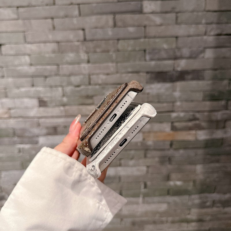 Pra Card Holder Leather iPhone Case