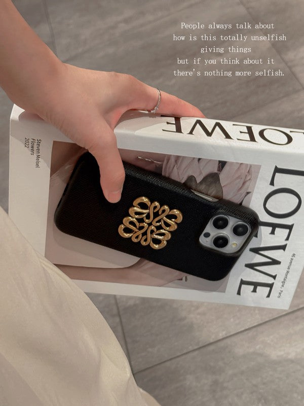 Loe Color Leather iPhone Case