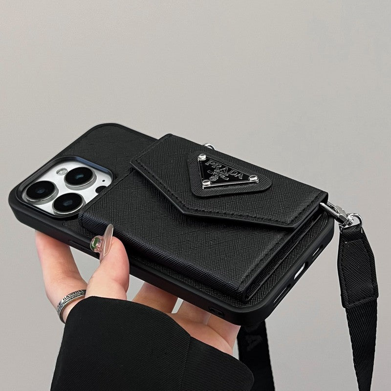 Pra Card Holder Crossbody iPhone Case