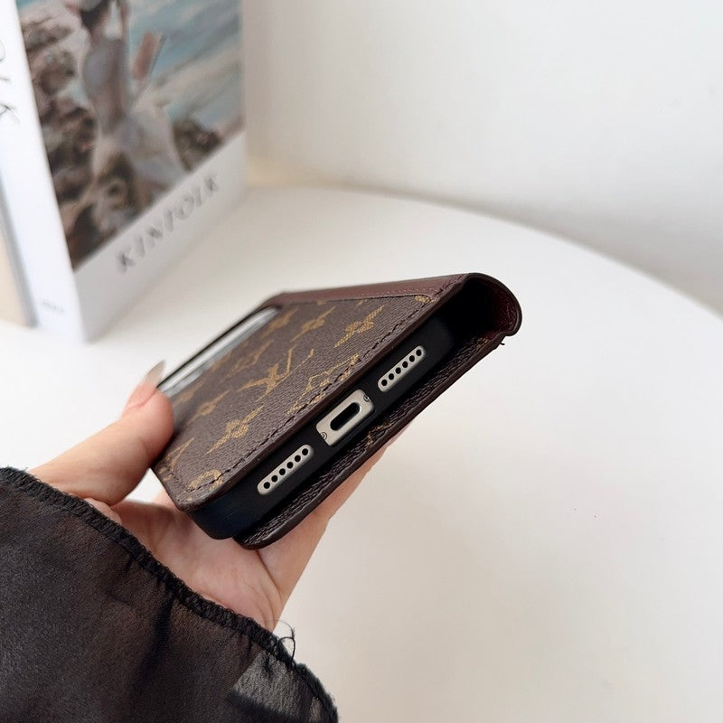 Lou Color Side Bag Leather iPhone Case