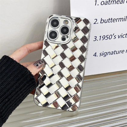 Silver Color iPhone Case