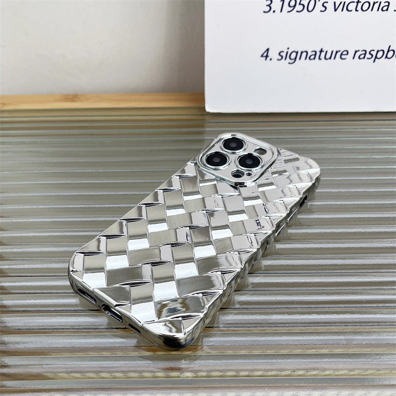 Silver Color iPhone Case