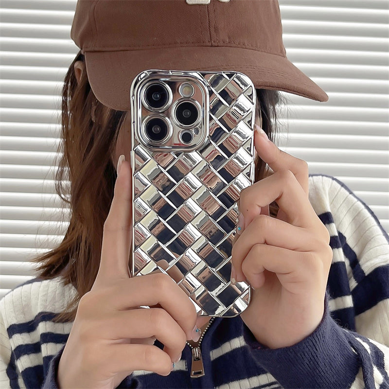 Silver Color iPhone Case