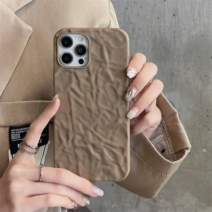 Crepe Paper Color Plating 3D iPhone Case