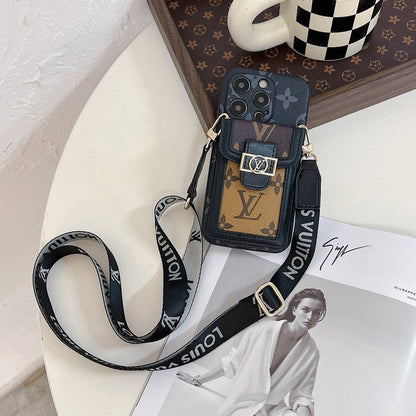 Lou Card Holder Crossbody iPhone Case