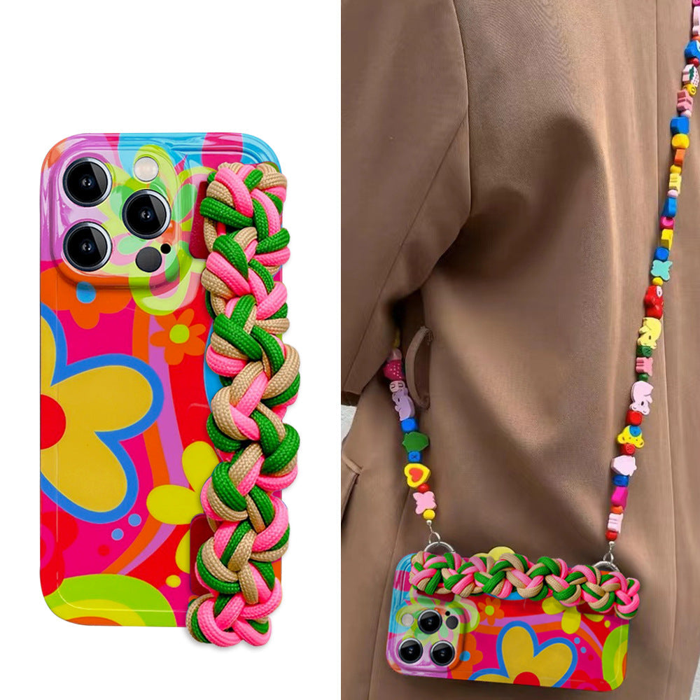 Color Strass Wristband iPhone Case