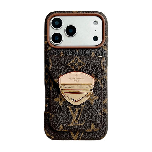 Louis Gold Card Bag iPhone Case