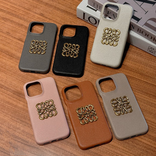 Loe Color Leather iPhone Case