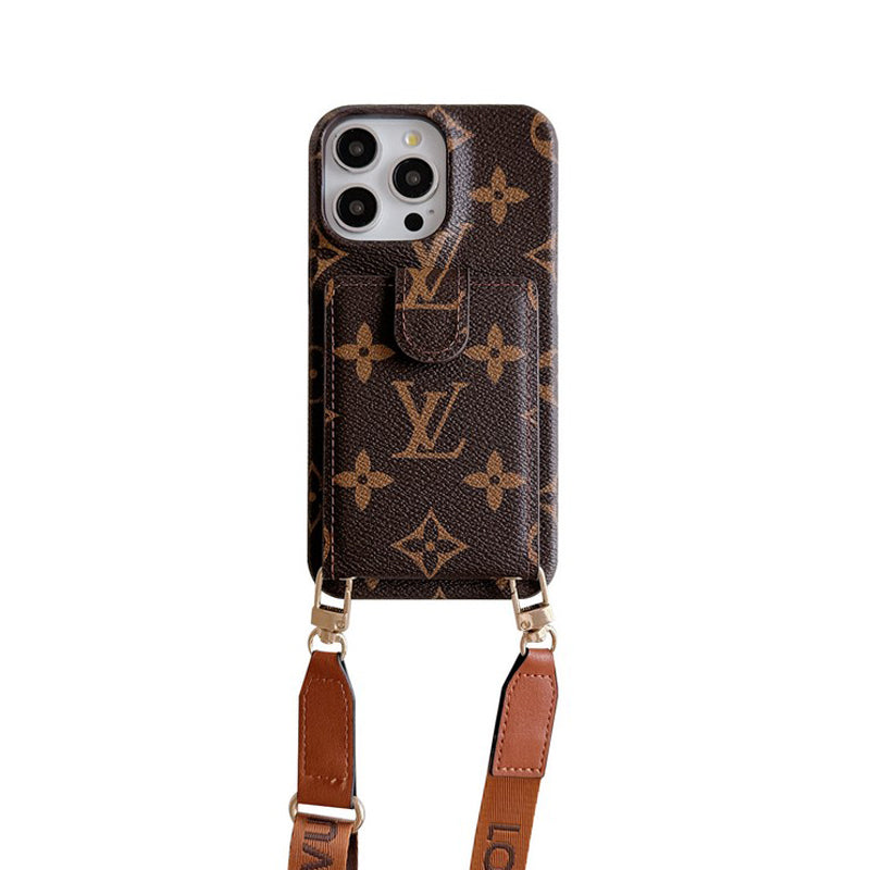 Lou Card Bag Crossbody Chain iPhone Case