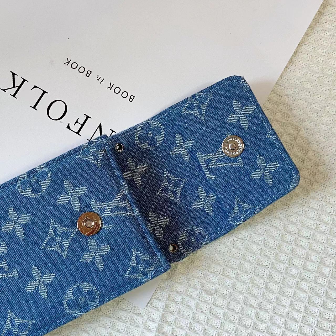 Lou Vintage Denim Crossbody iPhone Case