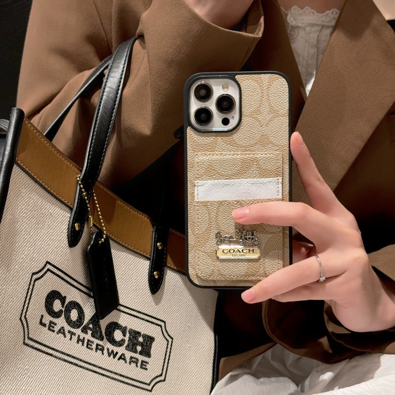 Coa Card Bag Leather iPhone Case