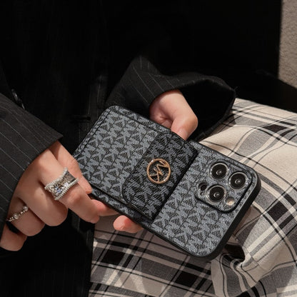 MK Card Bag Gold iPhone Case