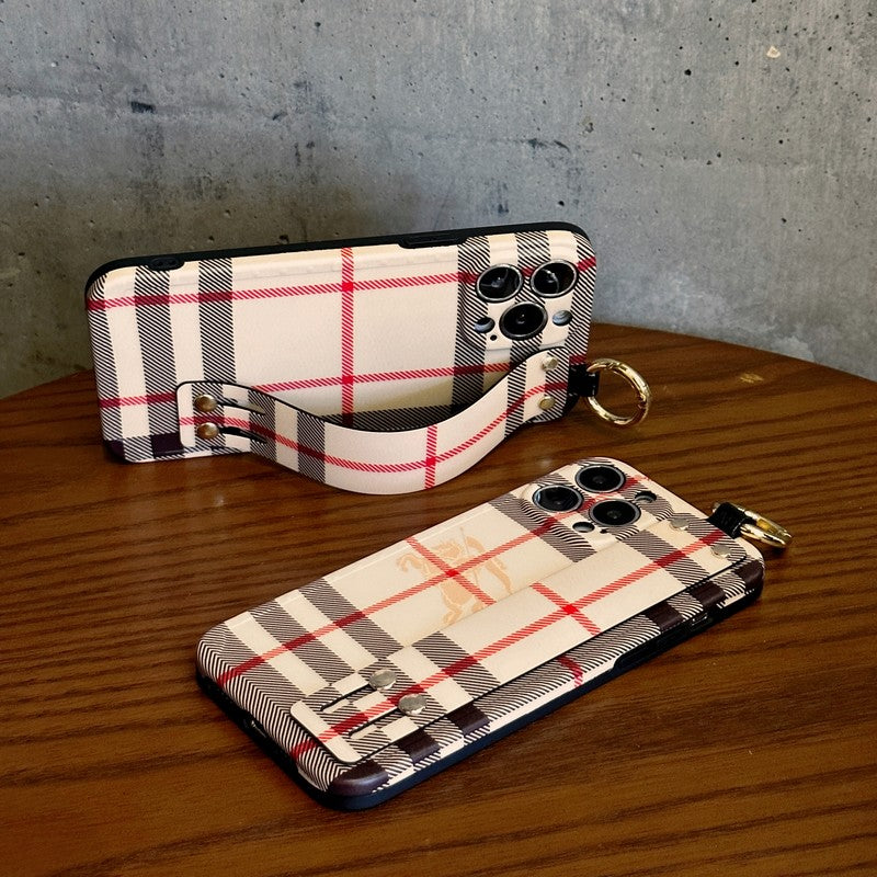 Bur Classic Color Wristband iPhone Case