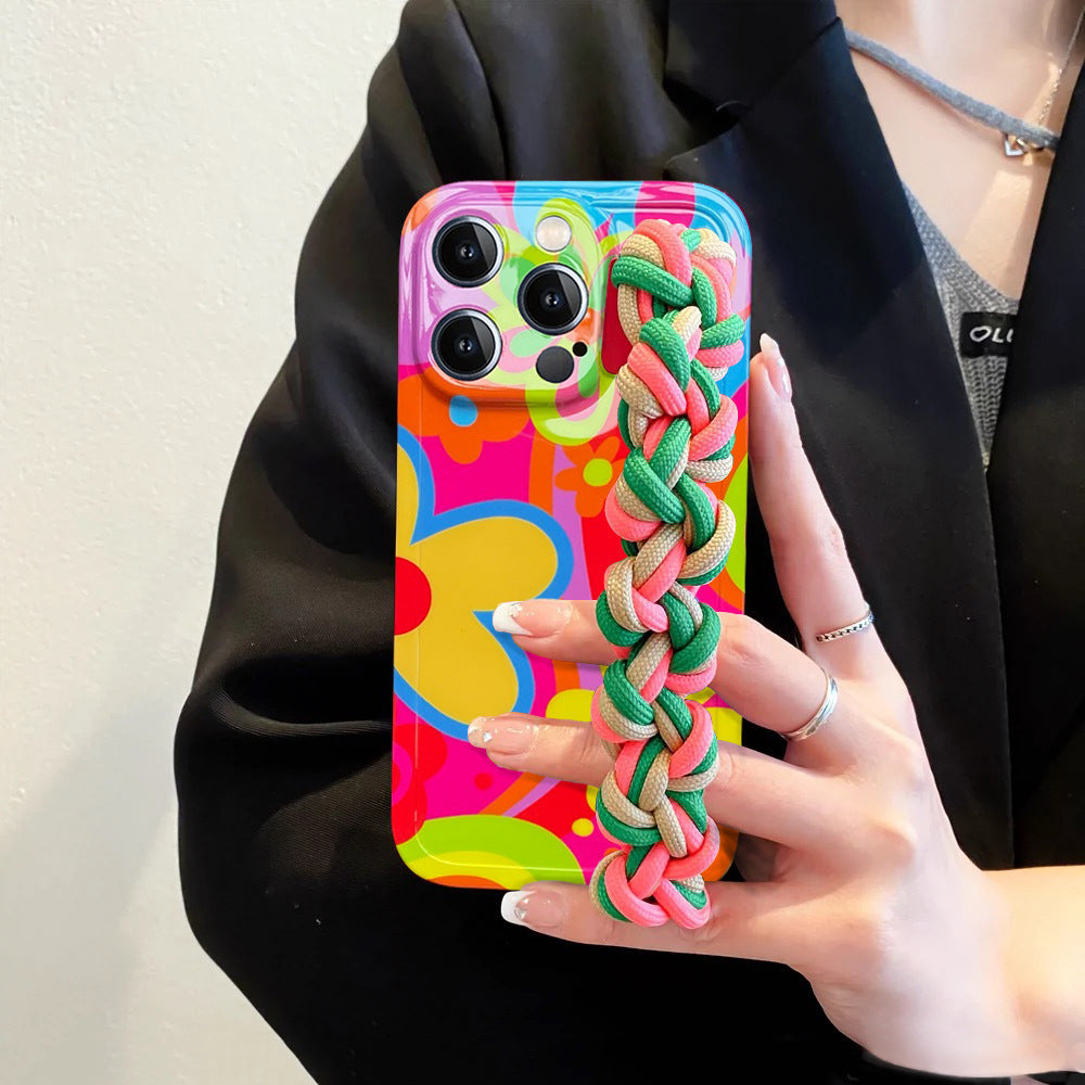 Color Strass Wristband iPhone Case