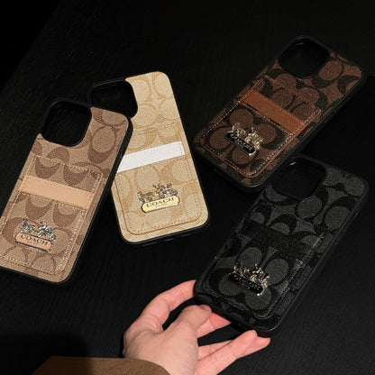 Coa Card Bag Leather iPhone Case