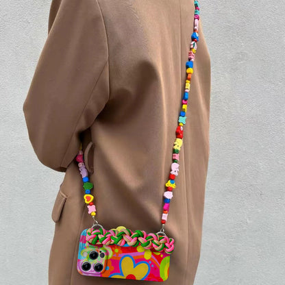 Color Strass Wristband iPhone Case