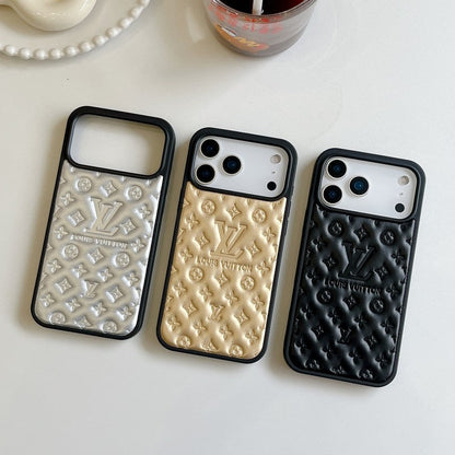 Lou Color Leather  iPhone Case