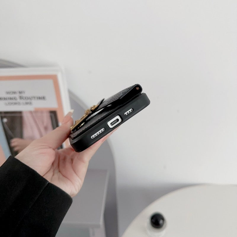 Lou Card Holder Chain iPhone Case