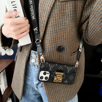 Lou Card Holder Chain iPhone Case