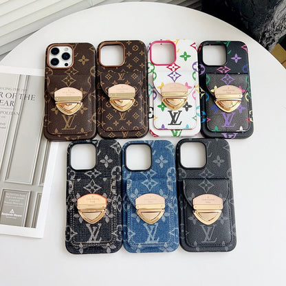 Louis Gold Card Bag iPhone Case