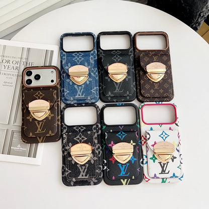 Louis Gold Card Bag iPhone Case