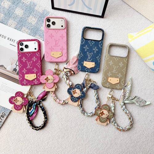 Louis Color Series Denim Scarf iPhone Case