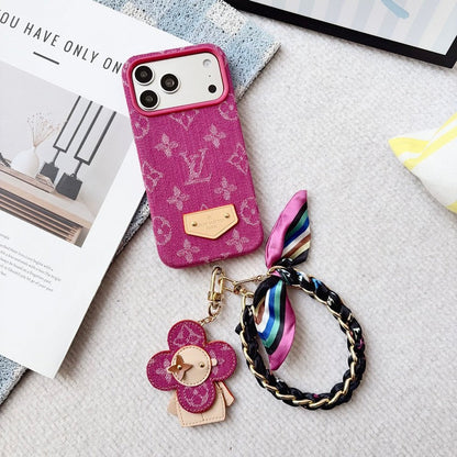 Louis Color Series Denim Scarf iPhone Case