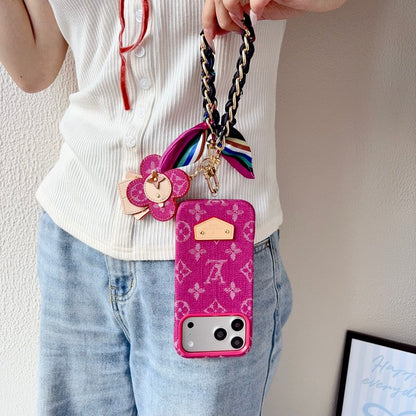 Louis Color Series Denim Scarf iPhone Case
