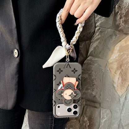 Louis Vivienne MagSafe Scarf iPhone Case
