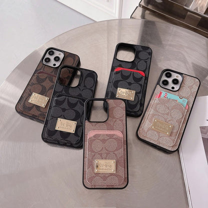 Coa Card Bag Leather iPhone Case