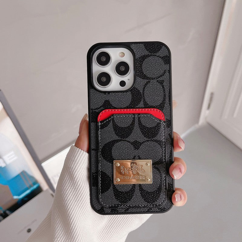 Coa Card Bag Leather iPhone Case