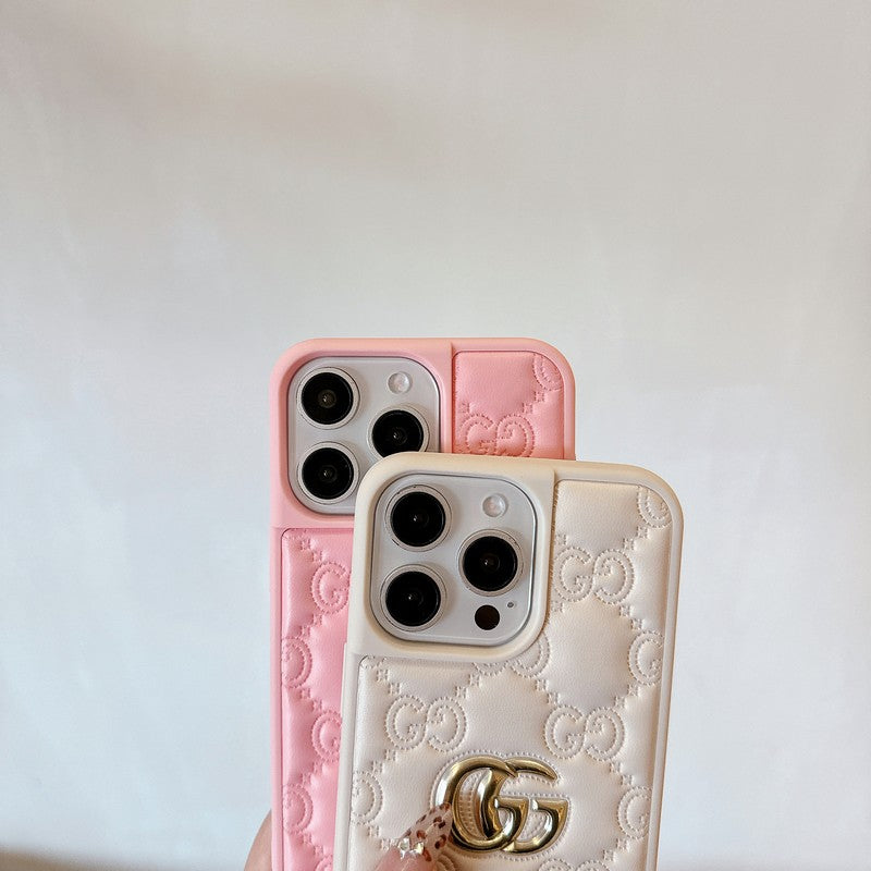 GG Leather Color iPhone Case