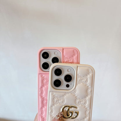 GG Leather Color iPhone Case