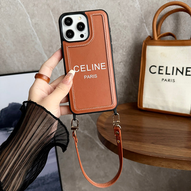 CE Hand Holder Leather 16 iPhone Case