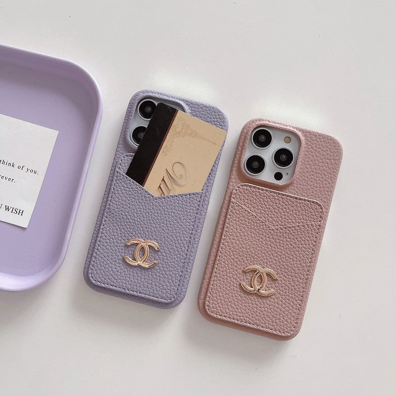 CC Card Bag Color iPhone Case