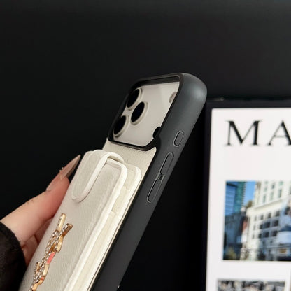 Saint Leather Hand Chain iPhone Case