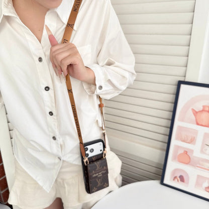 Louis GG Crossbody Chain Card Bag iPhone Case