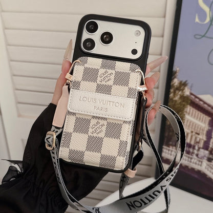 Louis GG Crossbody Chain Card Bag iPhone Case