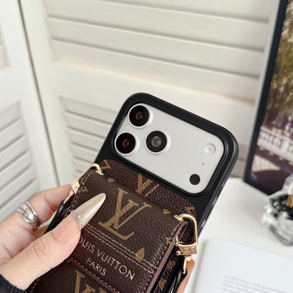 Louis GG Crossbody Chain Card Bag iPhone Case