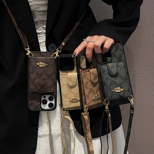Coa Color Card Bag Crossbody iPhone Case