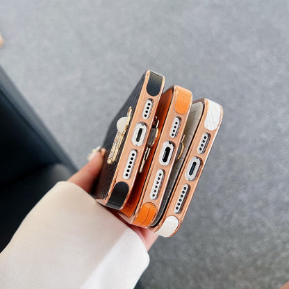 CD Diamond Logo Rose Gold iPhone Case