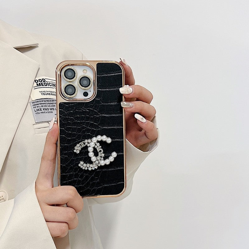 CC Pearl Rose Gold iPhone Case