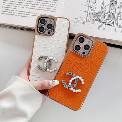 CC Pearl Rose Gold iPhone Case