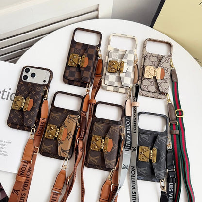 Louis GG Crossbody Chain iPhone Case