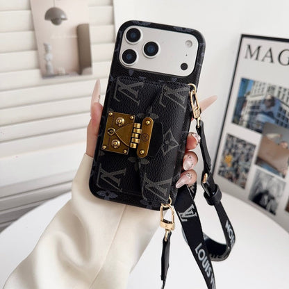 Louis GG Crossbody Chain iPhone Case