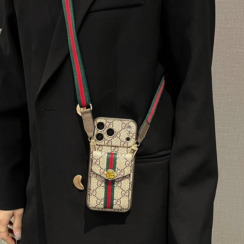 Lou Card Bag Crossbody iPhone Case