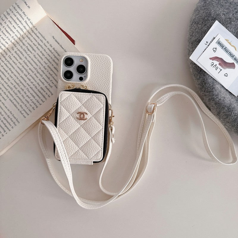 CC Card Bag Colors Chain iPhone 17 Case