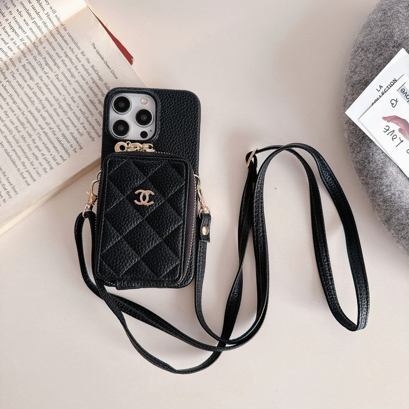 CC Card Bag Colors Chain iPhone 17 Case