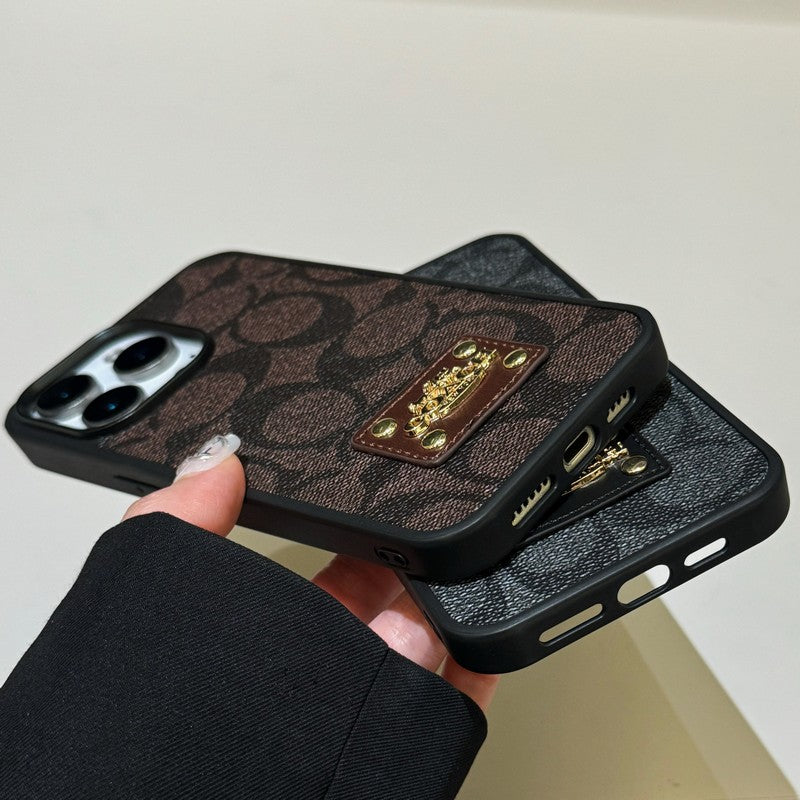 Coa Color Gold Logo iPhone Case