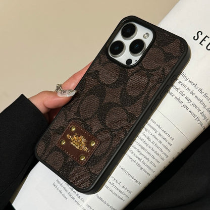 Coa Color Gold Logo iPhone Case